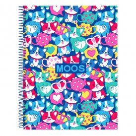 Bok med ringar Moos Corgi Multicolour A4