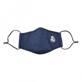 Hygiënisch en herbruikbaar gezichtsmasker gemaakt van stof Real Madrid C.F. Blauw
