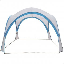 Aktive Strandtält Camping 320 x 260 cm Blå Polyester