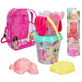 Barbie Strandleksaker set Barbie 8 Delar Ø 18 cm
