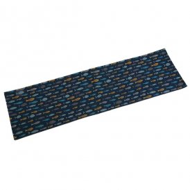 Bordslöpare Versa Blue Bay Polyester (44,5 x 0,5 x 154 cm)