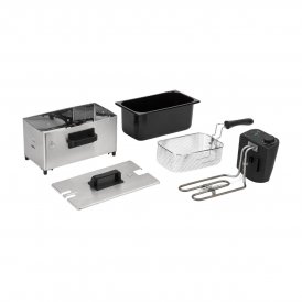 JATA Fritös JEFR1678 Grå 2000 W rostfritt stål