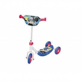 Mickey Mouse Sparkcykel Vit Aluminium