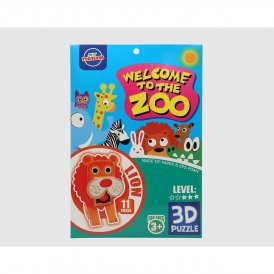 3D-pussel Zoo 27 x 18 cm 11 Delar Lejonet