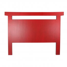 DKD Home Decor Sänggavel Svart Röd Trä Gran MDF 160 x 4 120 cm