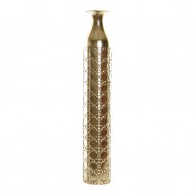 Vas DKD Home Decor Gyllene Metall Arab (14.5 x 14.5 x 90 cm)