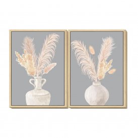 Maleri DKD Home Decor Vase 50 x 4 x 70 cm Shabby Chic (2 enheter)