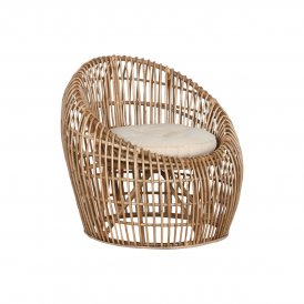 Home ESPRIT Kerti szék Bambu Rattan 70 x 74 cm beige