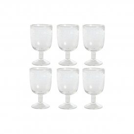 Home ESPRIT Glasset Home ESPRIT Transparent Glas 300 ml 8 x 8 x 14 cm (6 antal)