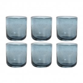 Home ESPRIT Glasset Home ESPRIT Blå Glas 320 ml (6 antal)