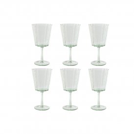 Home ESPRIT Glasset Home ESPRIT Grön Glas 9 x 9 x 17,8 cm (6 antal)