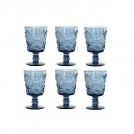 Home ESPRIT Glasset Blå Glas 345 ml (6 antal)