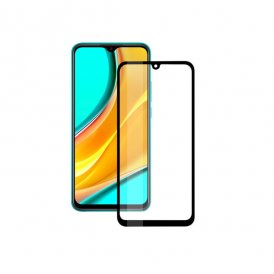 Skärmskydd i Härdat Glas för Mobiltelefon Xiaomi Redmi 9A, 9AT, 9C KSIX Full Glue 2.5D