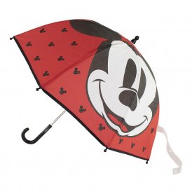Regenschirm Mickey Mouse Rot (Ø 71 cm)