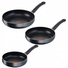Stekpanna Tefal EASY COOK 3UDS Vit Aluminium Ø 24 cm Ø 20 cm Ø 26 cm 3 Delar (Renoverade D)