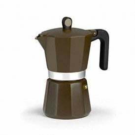 Monix Italian Kaffekanne NEW CREAM Brun Aluminium