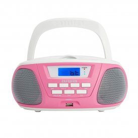 Bluetooth CD-radio MP3 Aiwa BBTU300PK 5W Rosa Vit