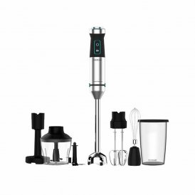 Cecotec Stavmixer Power TitanBlack 1500 XL PerfectCream & Crush W Svart Glas