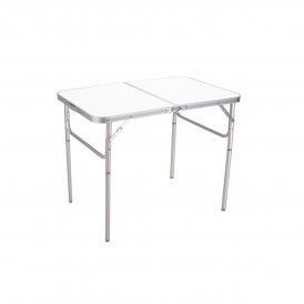 Marbueno Hopfällbart Aluminiumbord D25 Blandade Camping och strand 90X60X39/70 cm 10031