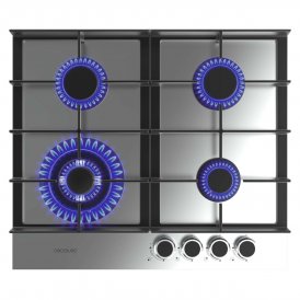 Cecotec Gashäll 4 brännare Bolero Squad G 4400F Inox 8000W rostfritt stål WOK