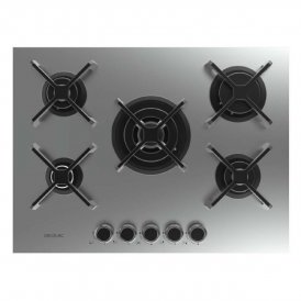 Cecotec Gashäll 5 brännare Bolero Squad G 5400S 10400W inox WOK säker tändning rostfritt stål