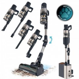 Cecotec Skaftdammsugare Dammsugarborste Conga Rockstar 5500 Hurricane Station Pet Flex 700 W Svart