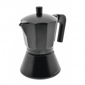 Italiensk Kaffepanna JATA CFI6 Svart Aluminium 1 L