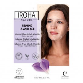 Iroha Tonande ansiktsmask Firming Age 23 ml rosa