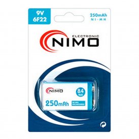 Oppladbart batteri NIMO RC22/9V 250 mAh