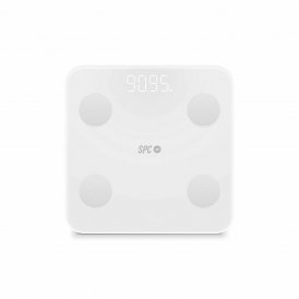 SPC Digital Badrumsvåg ATENEA FIT 3 Vit Härdat glas 180 kg 150 1, 5