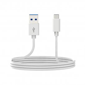 Kabel USB A naar USB C DCU 30402065 Wit