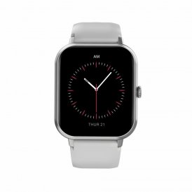 DCU Tecnologic Smartklocka CURVED GLASS PRO 1, 83" Grå Silikon