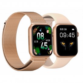 DCU Tecnologic Smartklocka COLORFUL 2 Gyllene Guld Silikon