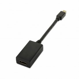 Aisens Adapter Mini Display Port till HDMI A125-0137 Svart 15 cm Guld