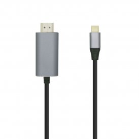 Aisens USB-C till HDMI Kabel A109-0392 Svart 80 cm 4K Ultra HD