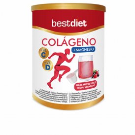 Best Diet Kollagen Colágeno Con Magnesio En Polvo 250 g Magnesium Puder Röda Bär