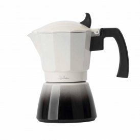 Italiensk Kaffepanna JATA HCAF2406 Kräm Aluminium 6 Koppar