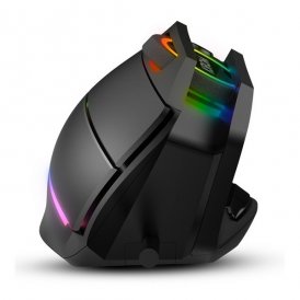 Gaming muis met led Krom Kaox 6400 dpi RGB Zwart