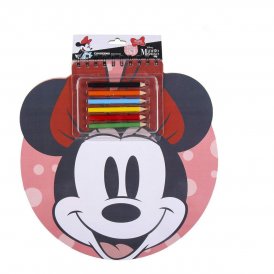 Brevpapper Set Minnie Mouse Anteckningsbok (30 x 30 x 1 cm)
