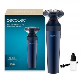 Cecotec Elektrisk Rakhyvel PrecisionCare Elit IPX6 70min Rostfritt Stål Svart