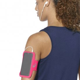 Sportsarmbånd med hodetelefonutgang Asics MP3 Arm Tube Rosa