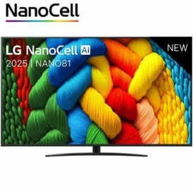 LG Smart TV 65NANO81A6A 65" 4K Ultra HD HDR D-LED NanoCell Svart