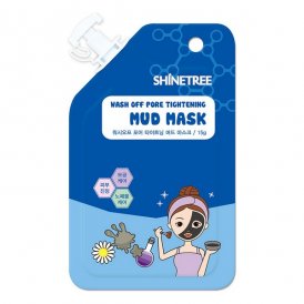 Ansiktsmask MUD Shinetree (15 ml)