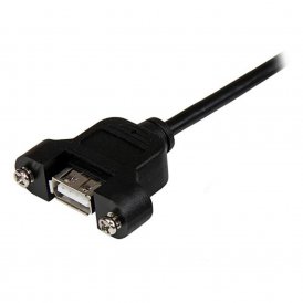 USB-Kabel Startech USBPNLAFAM1 USB A Schwarz