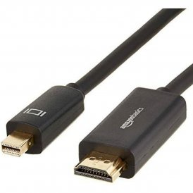 Kabel DisplayPort till HDMI Amazon Basics AZDPHD03 0,9 m Svart (Renoverade A)