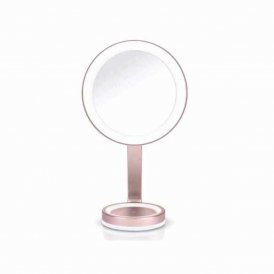 Babyliss Förstorande Spegel med LED 9450E rosa Metall