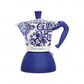 Bialetti Italiensk Kaffekande Bialetti D&G blå MEDI 6T Blå 6 Kopper