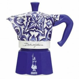 Bialetti Italiensk Kaffepanna MOKA D&G blå MEDIT. 6T Blå Aluminium 6 Koppar