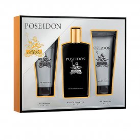 Poseidon Parfymset Herrar guld FOR MEN EDT 3 Delar