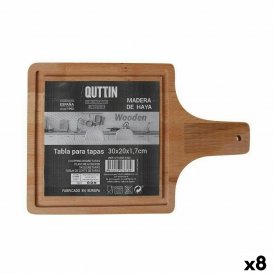 Serveringsbräda Quttin Quttin 30 x 20 x 1,7 cm Med handtag (8 antal)
